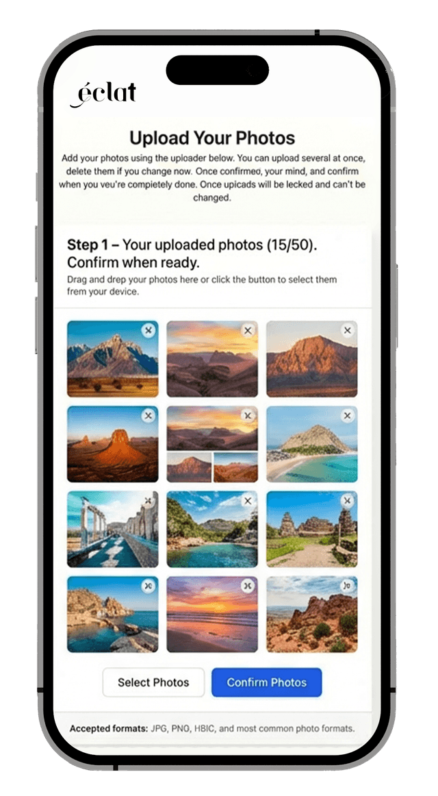 Éclat Mobile Interface